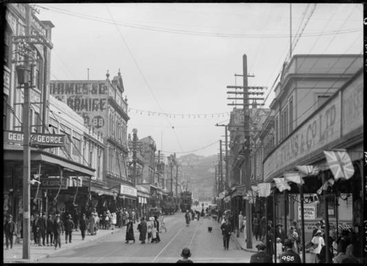 George and george department store Cuba st Wellington